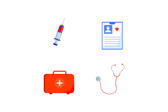 Elevating Digital Health Narratives with the First Aid Flat Color Vector Object Set