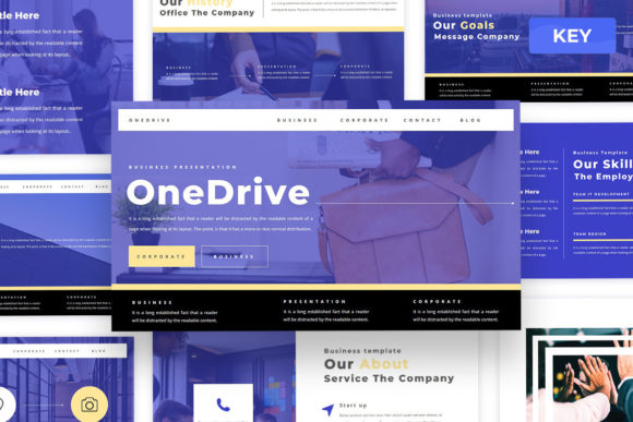 Elevating Your Professional Narrative with the Onedrive Business Keynote Presentation