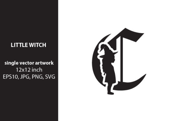 Integrating Little Witch - Monogram Letter C into Professional Design Workflows