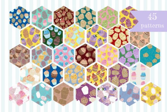 Integrating Seamless Cute, Bright Patterns Cupcakes into Professional Design Workflows