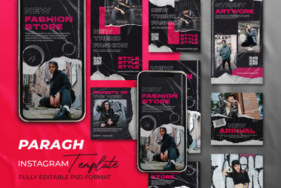PARAGH: Instagram Stories & Post Templates